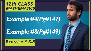 Exercise # 3.5 - Exapmles || Integration Chapter # 3 - Lec# 26 || 2nd Year Mathematics
