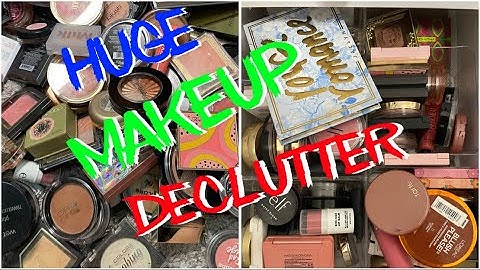 MAKEUP DECLUTTER!!! Getting rid of makeup I don’t use anymore  (Part 2) -2022-