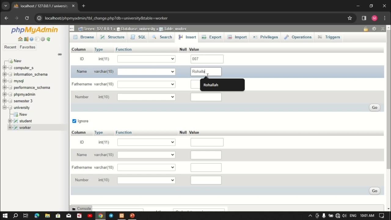 How we can save DataBase and Delete in the Xampp Software PhpMyAdmin ...