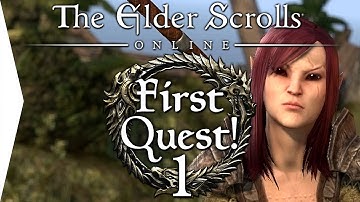 Elder Scrolls Online Beta Collab! ► First Quest P1 [ESO Gameplay]