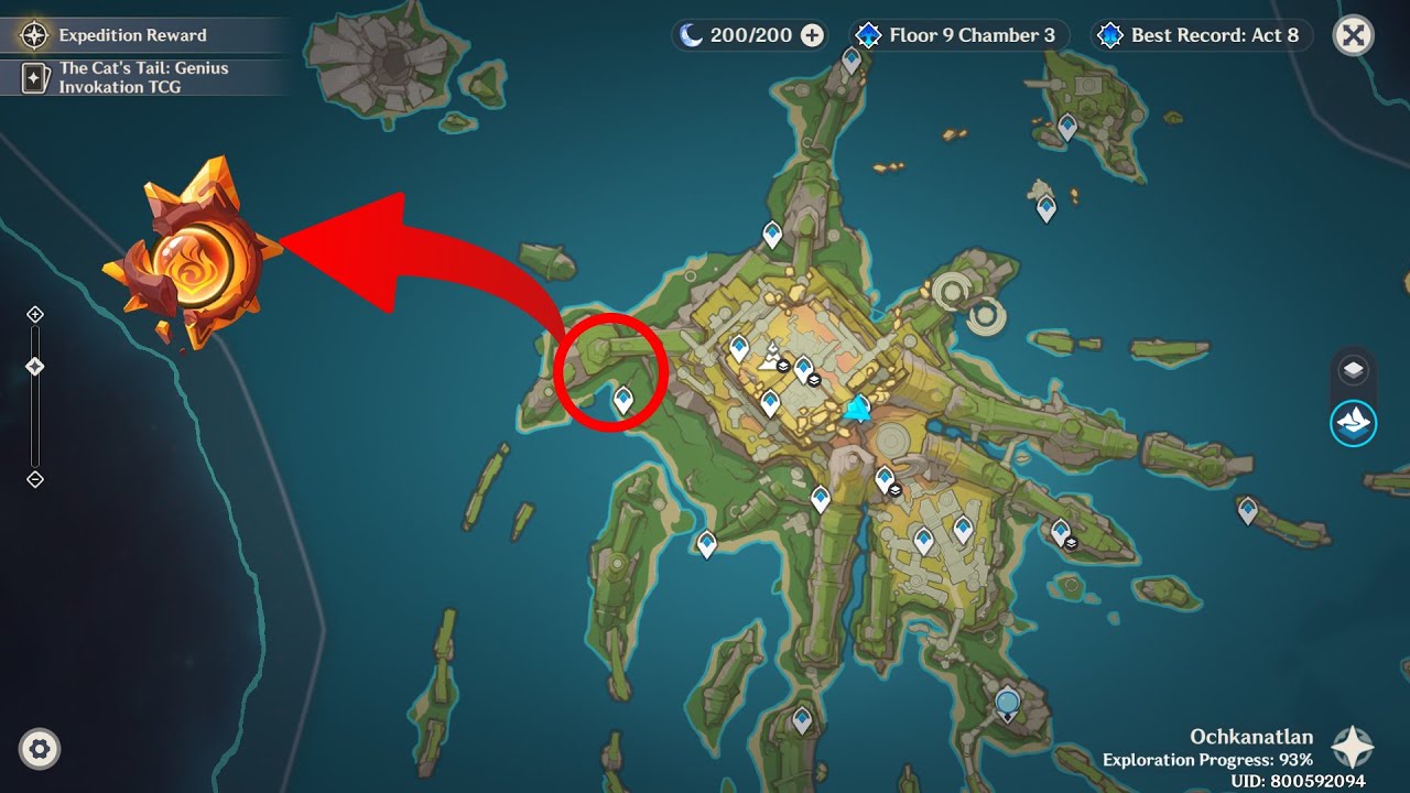 Pyroculus location to the west of ochkanatlan genshin impact 5 2