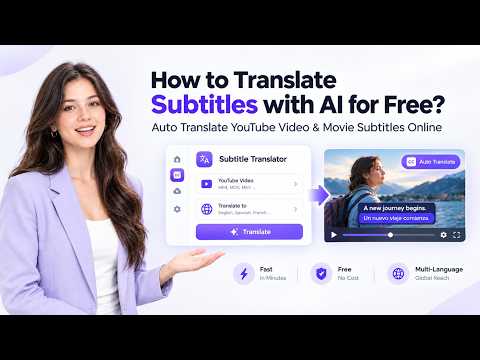 How to Translate Subtitles with AI for Free? Auto Translate YouTube Video & Movie Subtitles Online