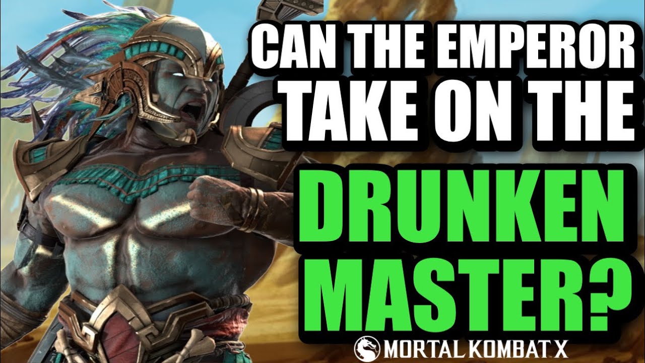 I USED DRUNKEN MASTER VS. A GOOD KOTAL KAHN! | MKX