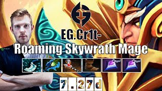 Skywrath Mage | EG.Cr1t - | Roaming/Soft Support Skywrath Mage | 7.27d Gameplay Highlights