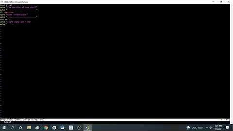 BCA | UNIX LAB | SHELL PROGRAM 7  | Asst. Prof. ROHINI MUGURU