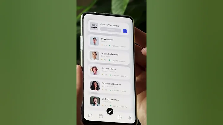 Virtual health care app interactions in Figma  #figma #ux #apple #ui #design #iphone15 #shorts