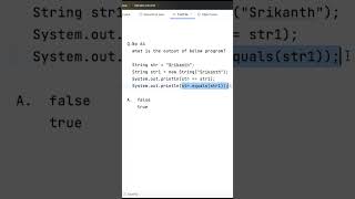 64  What is the output of below program? #javaprogramming #interviewquestions