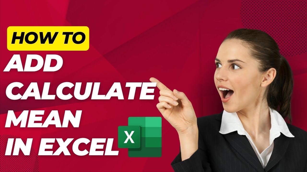 How to Calculate Mean in Excel – Quick & Easy! - YouTube