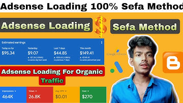 Adsense Loading Kaise Kare | High Cpc Keywords 2023 | Adsense Loading New Tricks | Method tricks