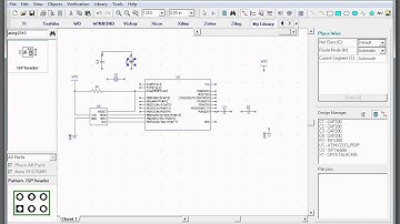 DipTrace Schematic Capture: ATtiny2313 breadboard header