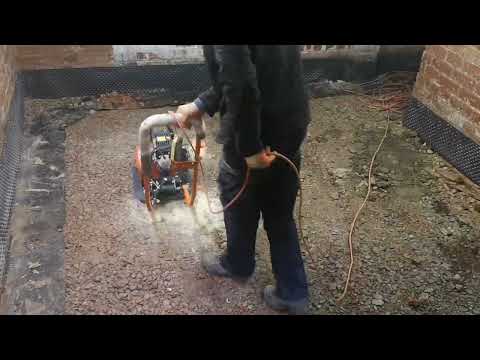 Electic Wacker plate. That isn't going to be good.