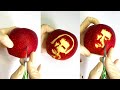 【QUEEN】Freddie Mercury | Apple Carving. フレディ・マーキュリーをりんごに彫刻してみた！