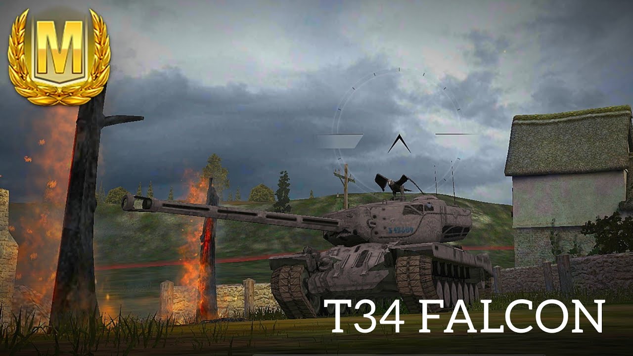 World of Tanks Blitz T34 Falcon 4500 Damage YouTube