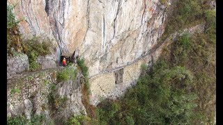 Amazing Ancient Drawbridge At Machu Picchu