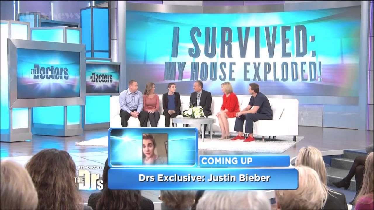 Justin Bieber Surprise Visit For A Young Burn Victim On The Drs Show ...