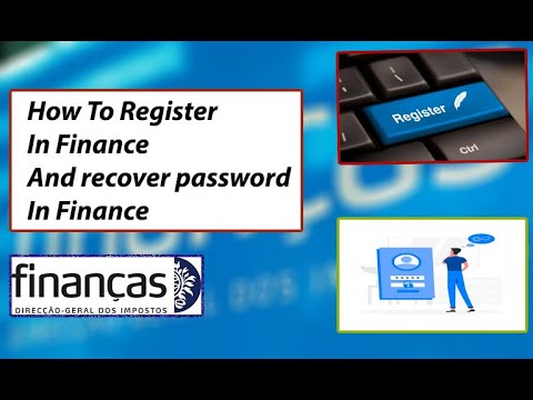 How we can register our finance number and recover password in portal finance
