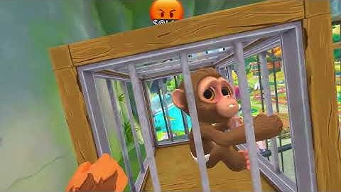 Helping Baby Monkey ESCAPE The Zoo! - I Am Monkey VR