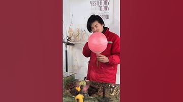 Shocking cartoon character modeling street art marshmallows #Shorts