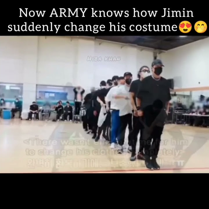 Now ARMY knows how Jimin suddenly change his costume in Filter performance💜🥵😍