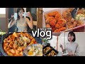 [먹방vlog] 우리들 인생은 먹고 해장하고의 반복이지😎 _만술냄+항정살구이+해주냉면+bbq신메뉴+고추장찌개+감자전