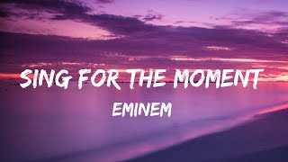 -Eminem /Sing for the moment spedup Resimi