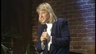 Ellen Degeneres old stand up  massage, flying