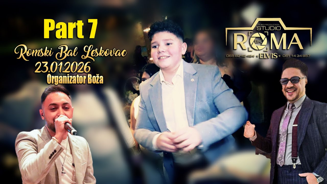 ROMSKI BAL LESKOVAC PART 7 BERNAT & ERDJAN 23.01.2026 ORG BOŽA STUDIO ROMA ELVIS 6K