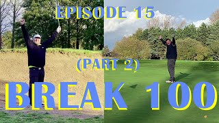 OUR BEST ROUND OF GOLF THIS YEAR! BREAKING 100-CAN I DO IT? EP 15 PART 2 #challenge #break100 #golf screenshot 4