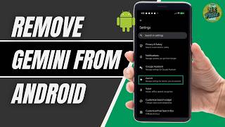 Remove Gemini From Android 2026 | Switch Back To Google Assistant