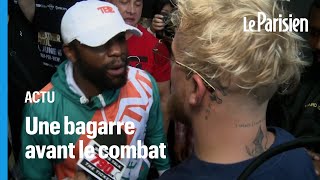 Mayweather contre Logan Paul : une bagarre éclate lors de la présentation du combat