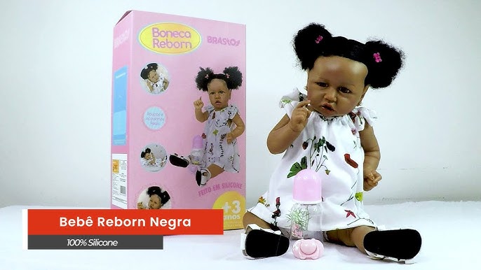 Boneca Bebê Reborn Keiumi Gatinha De 55cm 100% Silicone - BRASTOY 47178 -  Canaltech Ofertas