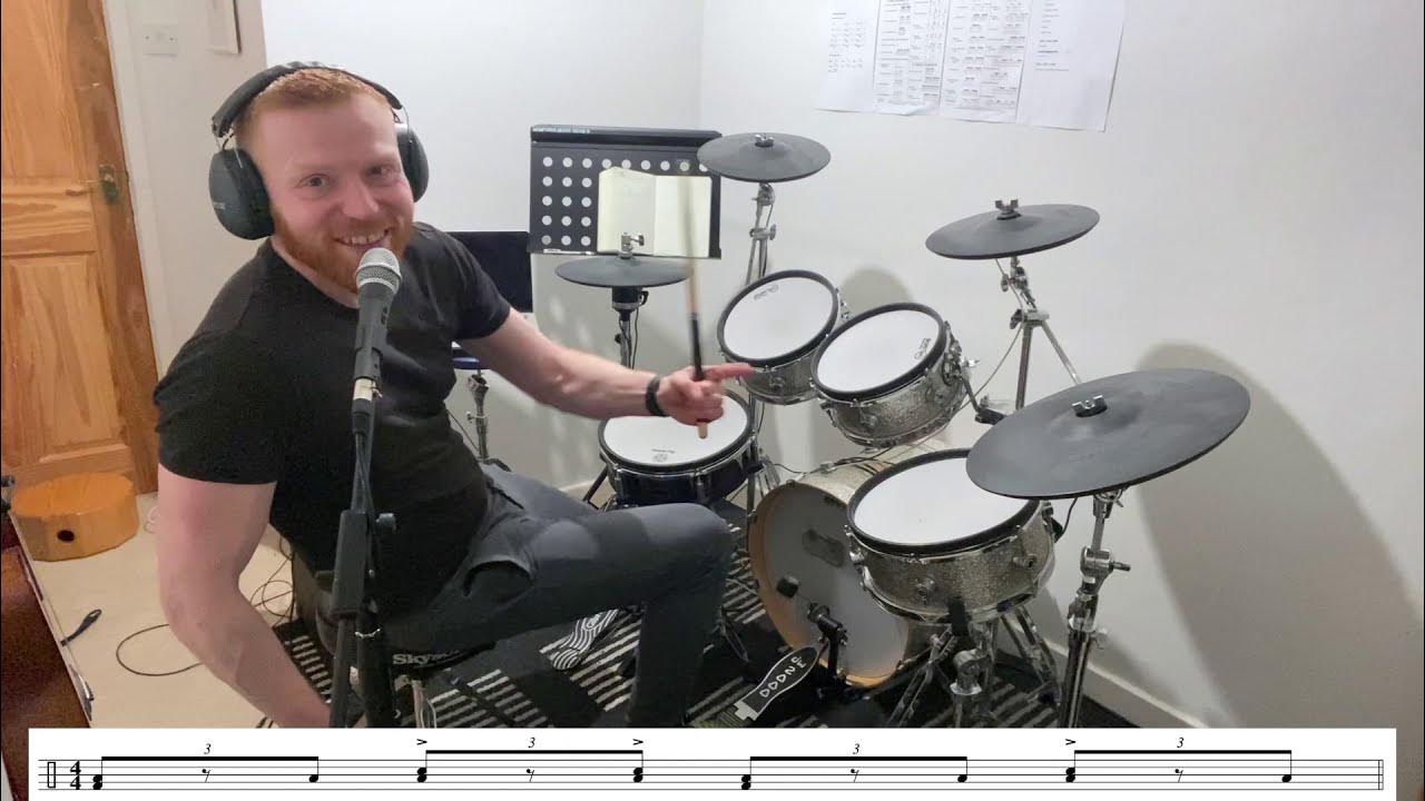 How To Play The Drum Beat From "Panic" By The Smiths One Minute Drum