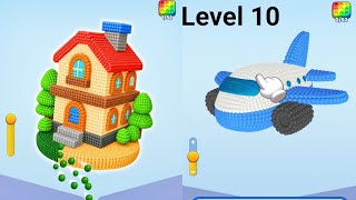 Bubble Drop Color Sort Level 10 Gameplay Full walkthrough 
