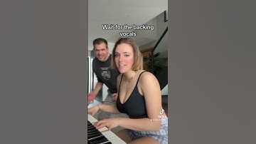 Thumbnail of Wait for my dads backing vocals #music #singer #duet