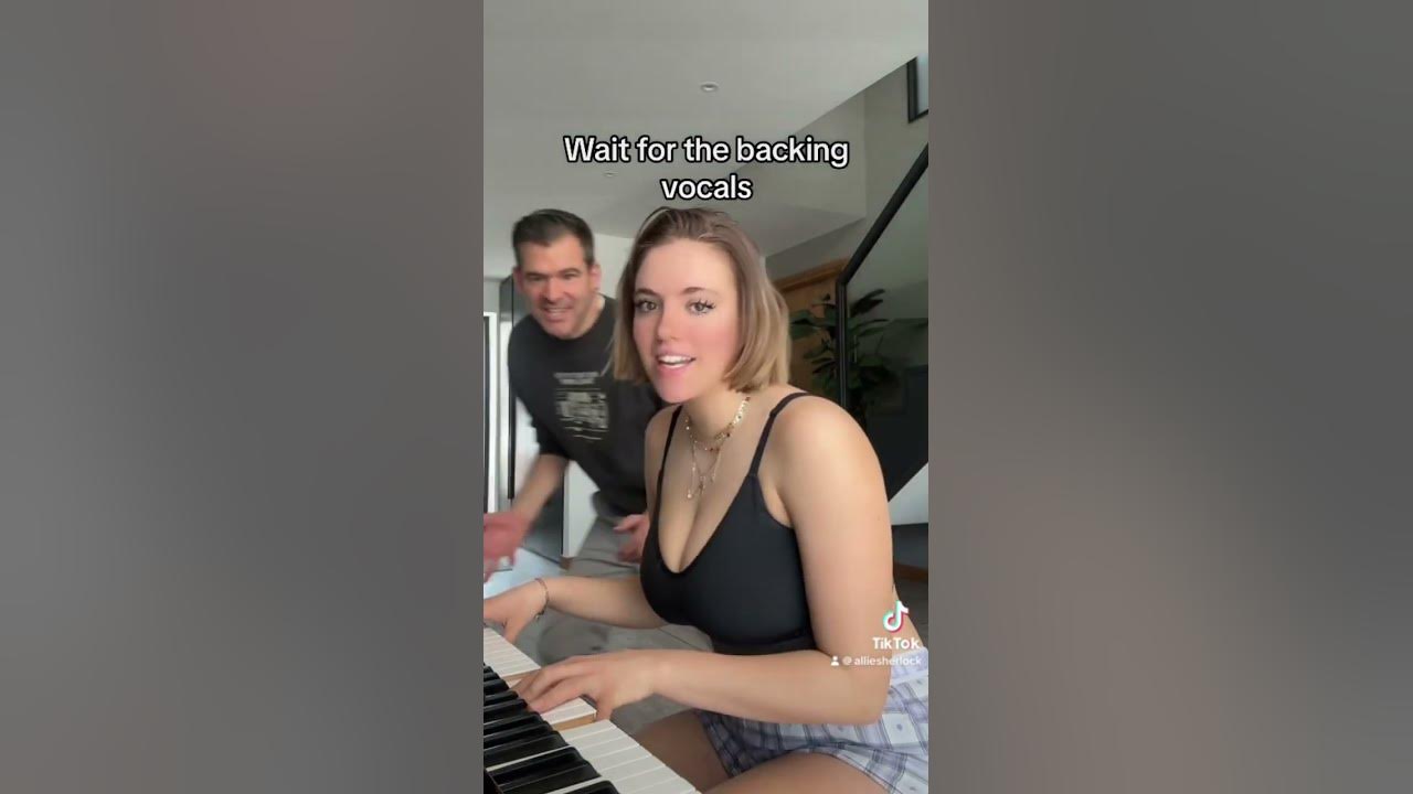 Wait for my dads backing vocals #music #singer #duet