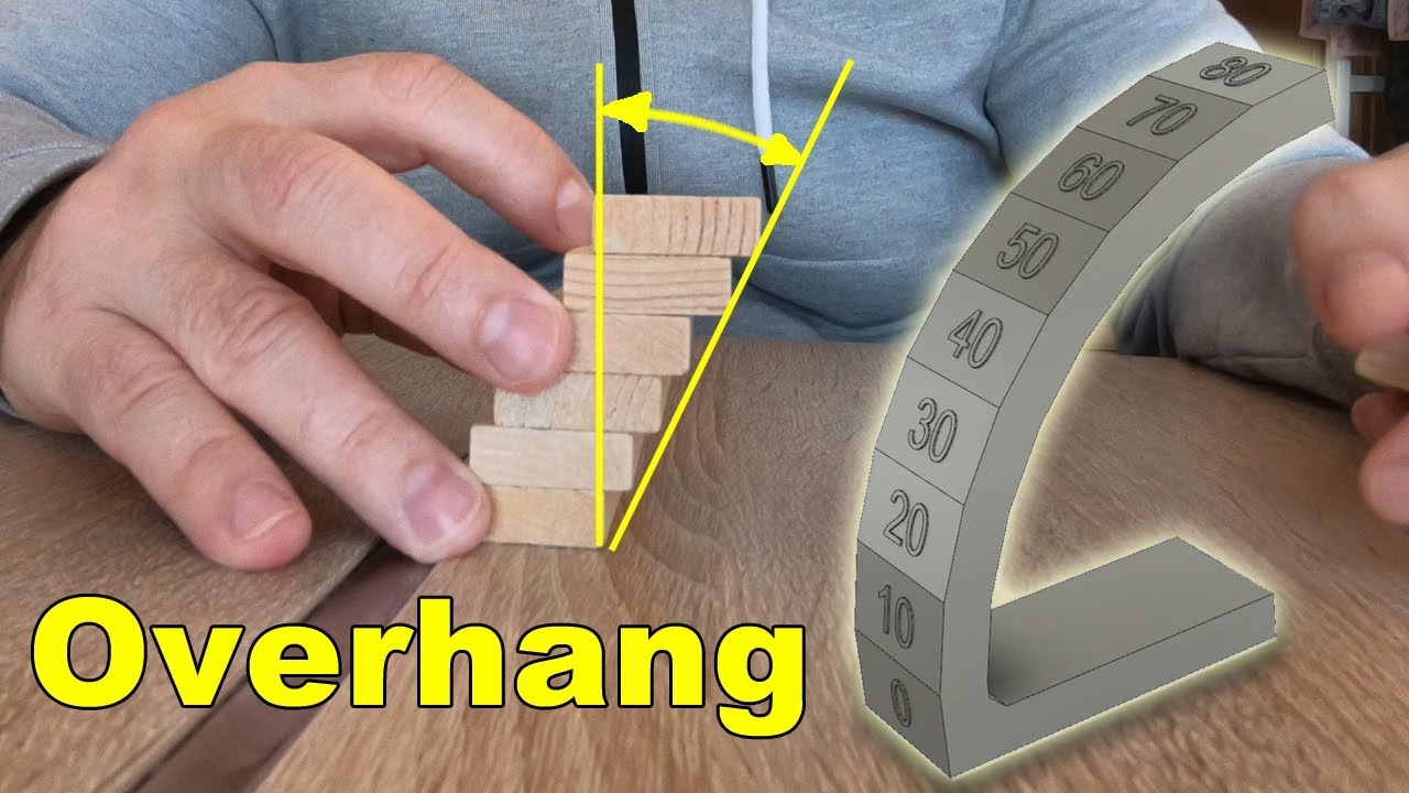 What is overhang in 3D printing - YouTube