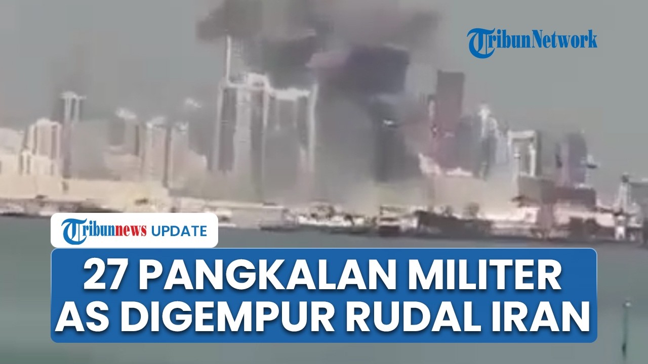 Balasan Kontan! Iran Serang 27 Pangkalan AS seusai Teheran Diserang! Pasukan Donald Trump Terkapar