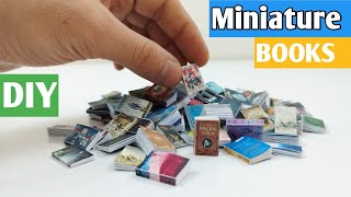 DIY Miniature Books - Books Tutorial - miniature books tutorial - book - books - miniature books