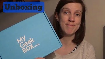 Unboxing: My Geek Box - March 2016