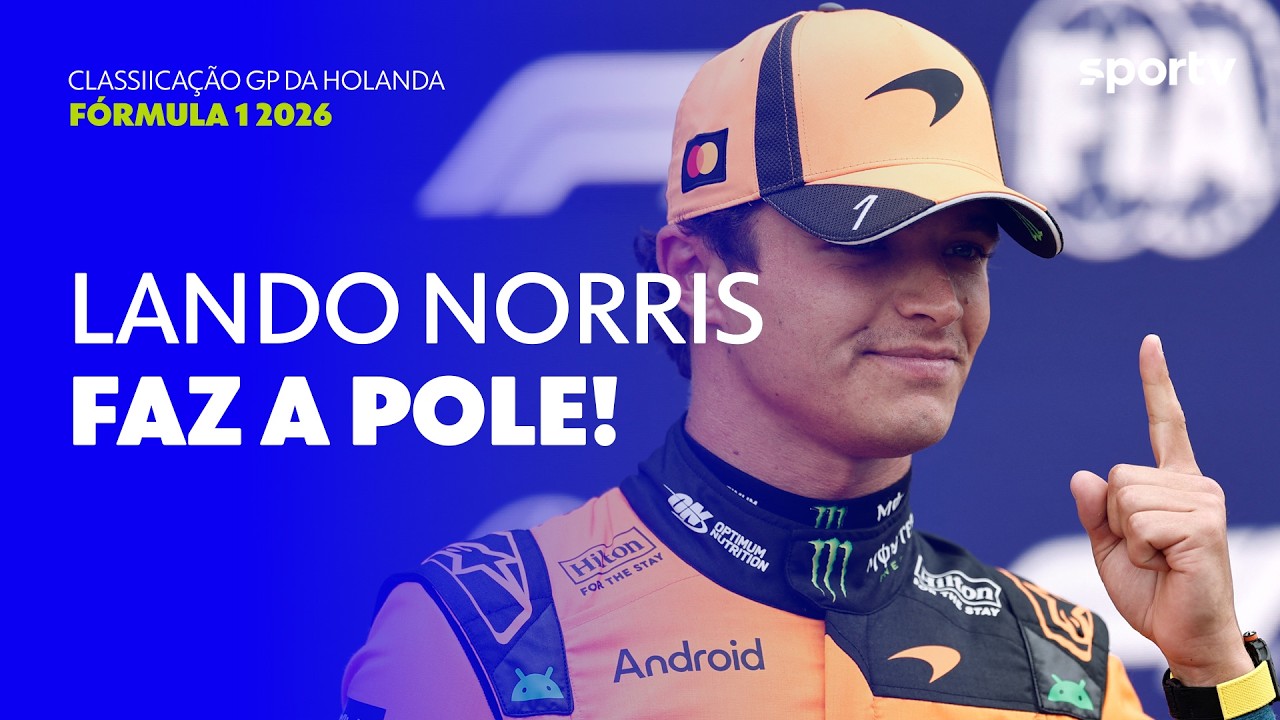 NORRIS FAZ A POLE E BORTOLETO VAI LARGAR EM 9º | GP DA HOLANDA | FÓRMULA 1 2026 | sportv