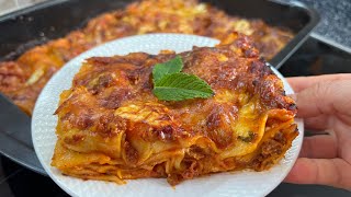 GRANDMOTHER'S LASAGNA 🥰 BEST IN THE WORLD..!!