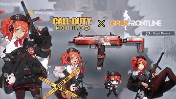 CODM X GIRLS FRONTLINE collaboration skin review | QXR - Flight Menace