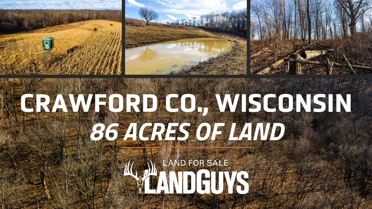 86 Acres Driftless Hunting Land | Crawford County WI | Food Plots ...