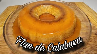 Flan de calabaza