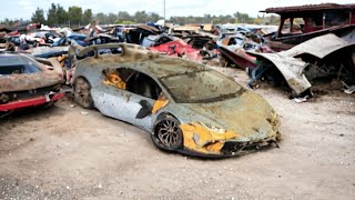 Restoration Abandoned Lamborghini Aventador Model Car | Rust model supercar lamborghini restoration