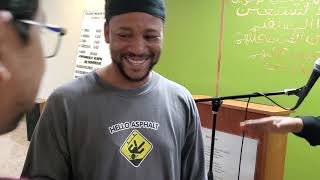 Brother Accepting Islam; taking Shahadah