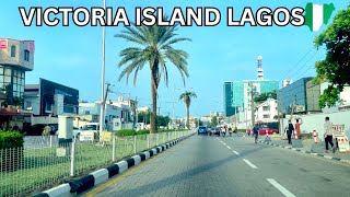 LAGOS MOST AFFLUENT AND BUSTLING DISTRICT VICTORIA ISLAND #lagos #nigeria