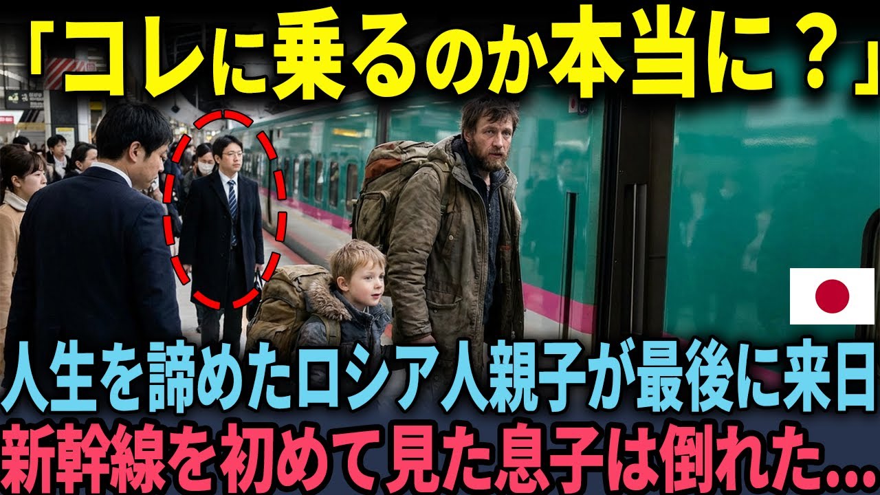 「こんな乗り物認めない」人生を諦めかけたロシア人親子が人生最後の日本に訪れ、新幹線に絶句した理由【海外の反応】
