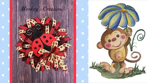 #makeitlikeMichele | Ladybug Ribbon Wreath | Easy DIY Spring Crafts