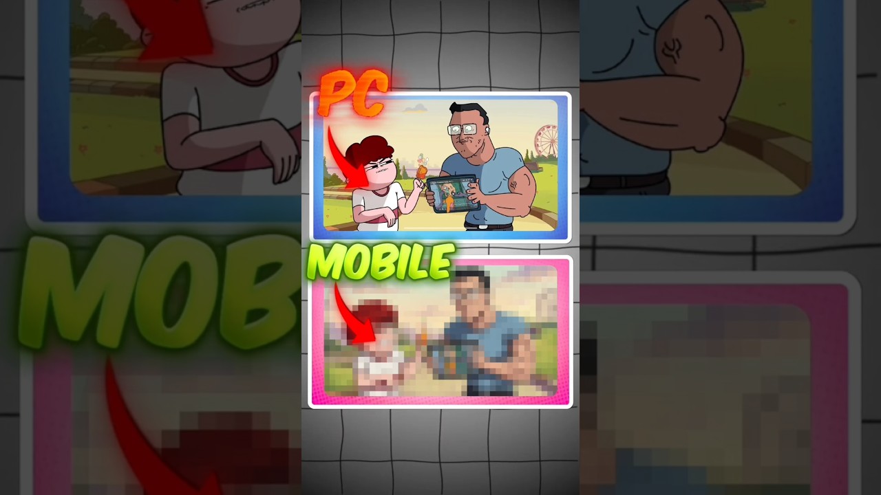 PC vs Mobile 🔥 NYT Animation Truth!